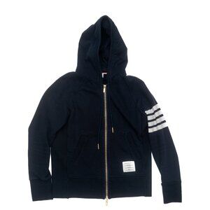 Thom Browne 4-band Zip Up Hoodie